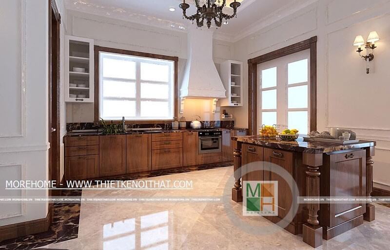Nội thất phòng bếp tân cổ điển