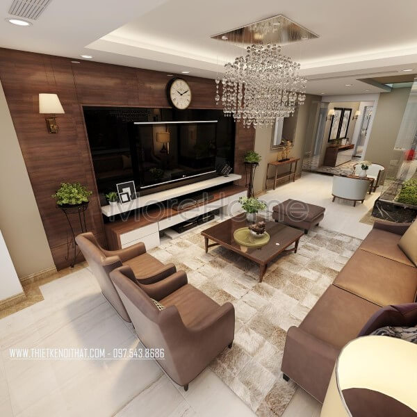 Thiết kế nội thất phòng khách với nội thất gỗ hiện đại đẹpsang trọng Danh sách các mẫu trang trí phòng khách nhà phố sang trọng