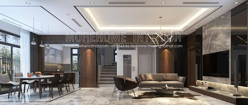 Mẫu thiết kế nội thất biệt thự Vinhomes Imperia Hải Phòng hiện đại đầy ấn tượng Thiết kế nội thất