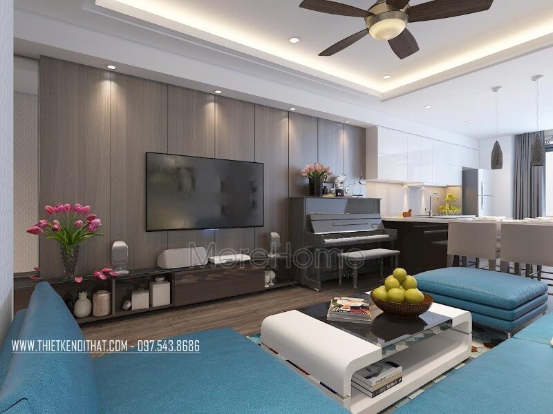 Mẫu kệ ti vi phòng khách gỗ đẹp, ấn tượng và tiện nghi