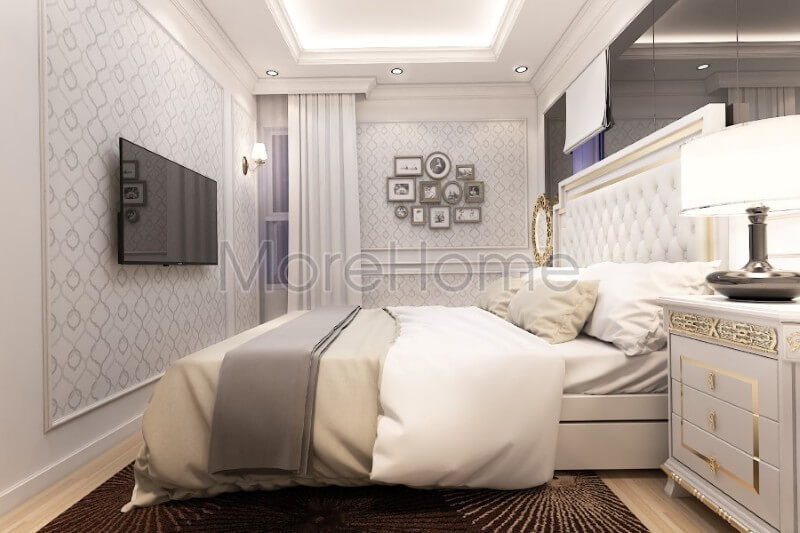 Thiết kế nội thất phòng ngủ chung cư ấn tượng với phong cách tân cổ điển Hãy ngắm nhìn những mẫu thiết kế nội thất phòng ngủ cao cấp và xa hoa nhất