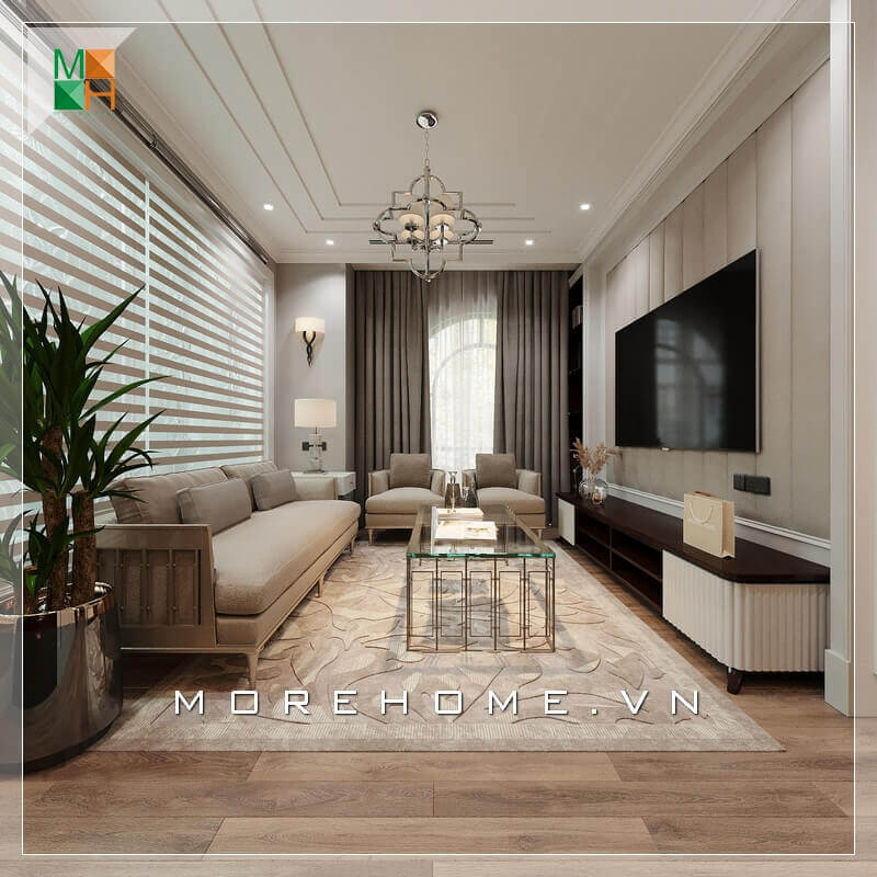 Bộ ghế sofa bọc nỉ màu kem sữa cũng là lựa chọn thông minh cho ngôi nhà, để tôn lên hết vẻ sang trọng của ngôi nhà thì vẫn không thể bỏ qua cái bàn kính hiện đại và đẳng cấp.Tất cả đều hài hòa và tạo nên một kiệt tác hoàn mỹ nhất. Tổng hợp các mẫu thiết kế sofa phòng khách sang trọng nhất