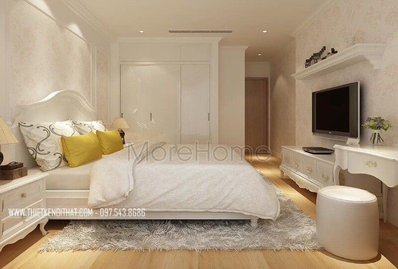 Thiết kế phòng ngủ tân cổ điển