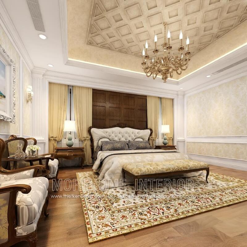 Thiết kế phòng ngủ tân cổ điển