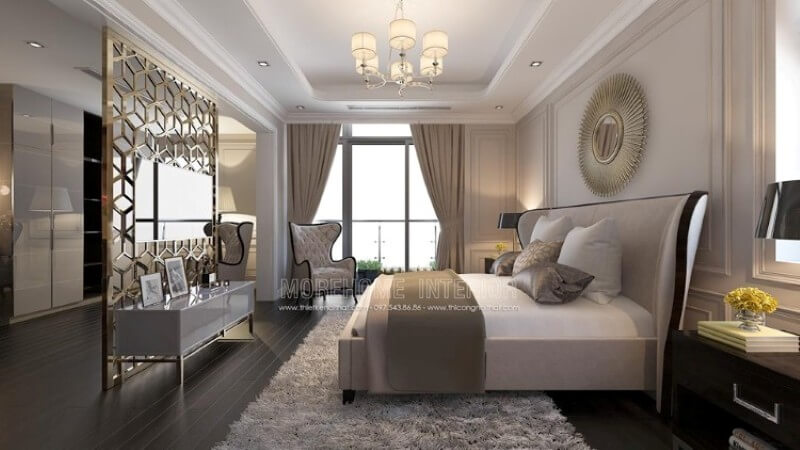 Thiết kế phòng ngủ tân cổ điển