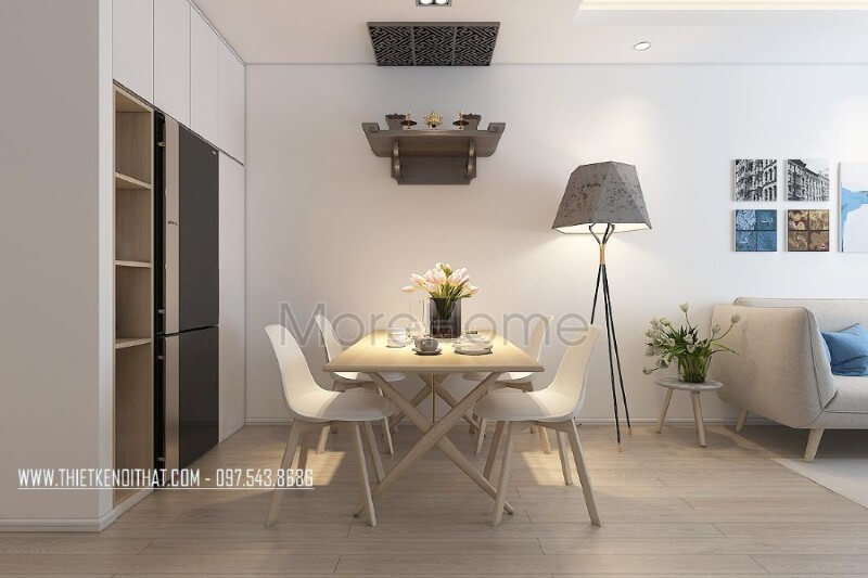 Mẫu bàn ghế đẹp được thiết kế tối giản và độc đáo mang lại cho gia chủ những bữa cơm ngon miệng và ấm áp Bàn ăn gỗ công nghiệp