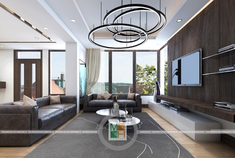 thiết kế nội thất phòng khách