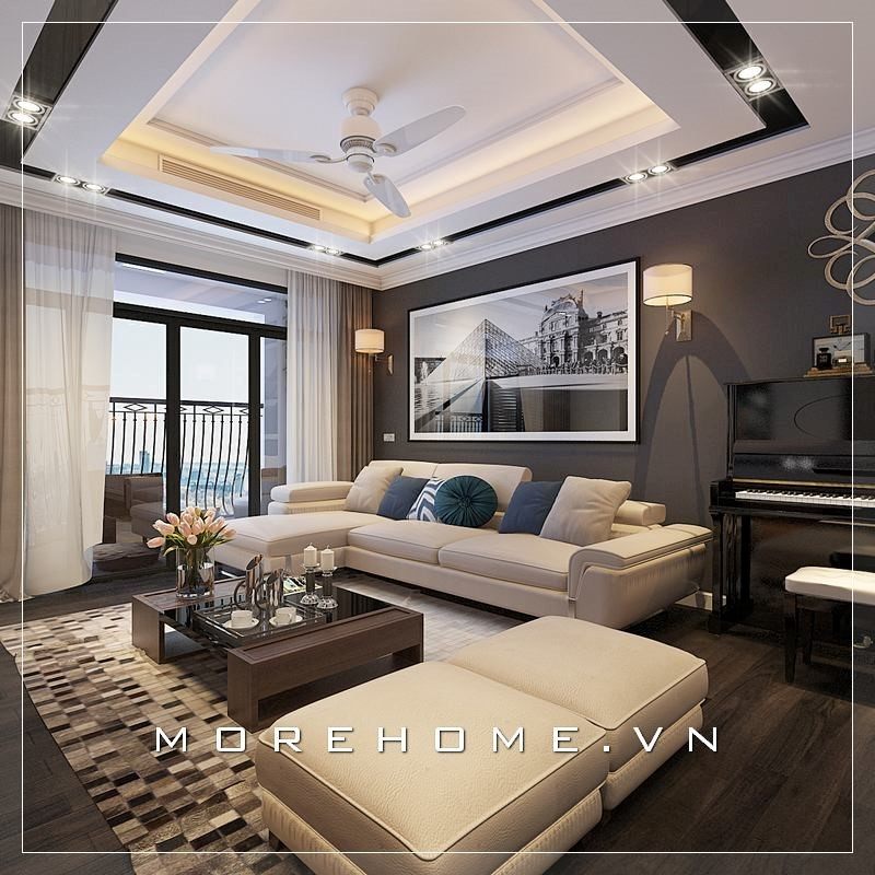 Sofa phòng khách góp phần mang đến sự tiện nghi, đẳng cấp mỗi khi bước chân vào phòng.